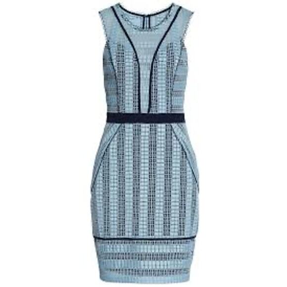 Adelyn Rae Rhea Woven Lace Dress Blue Sz XS - Picture 2 of 10